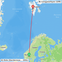 Route map for ENGM-ENSB