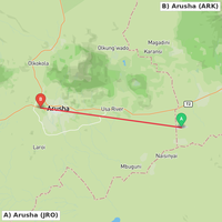 Route map for HTKJ-HTAR