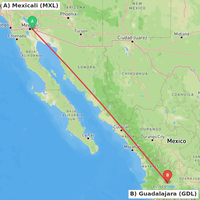 Route map for MMML-MMGL